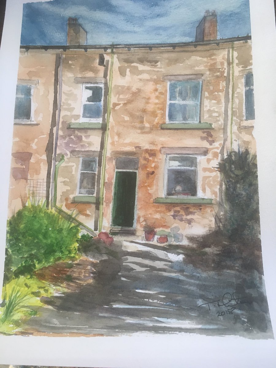 THUNTER_x's tweet photo. I think I’m happy with that now.
“Terraced house in Todmorden“
#watercolour #painting #yorkshire #westyorkshire
#painting #tryingoutlotsofsubjects
#iliketopaint #learningallthetime
#signedanddated https://t.co/rMO547WzBf