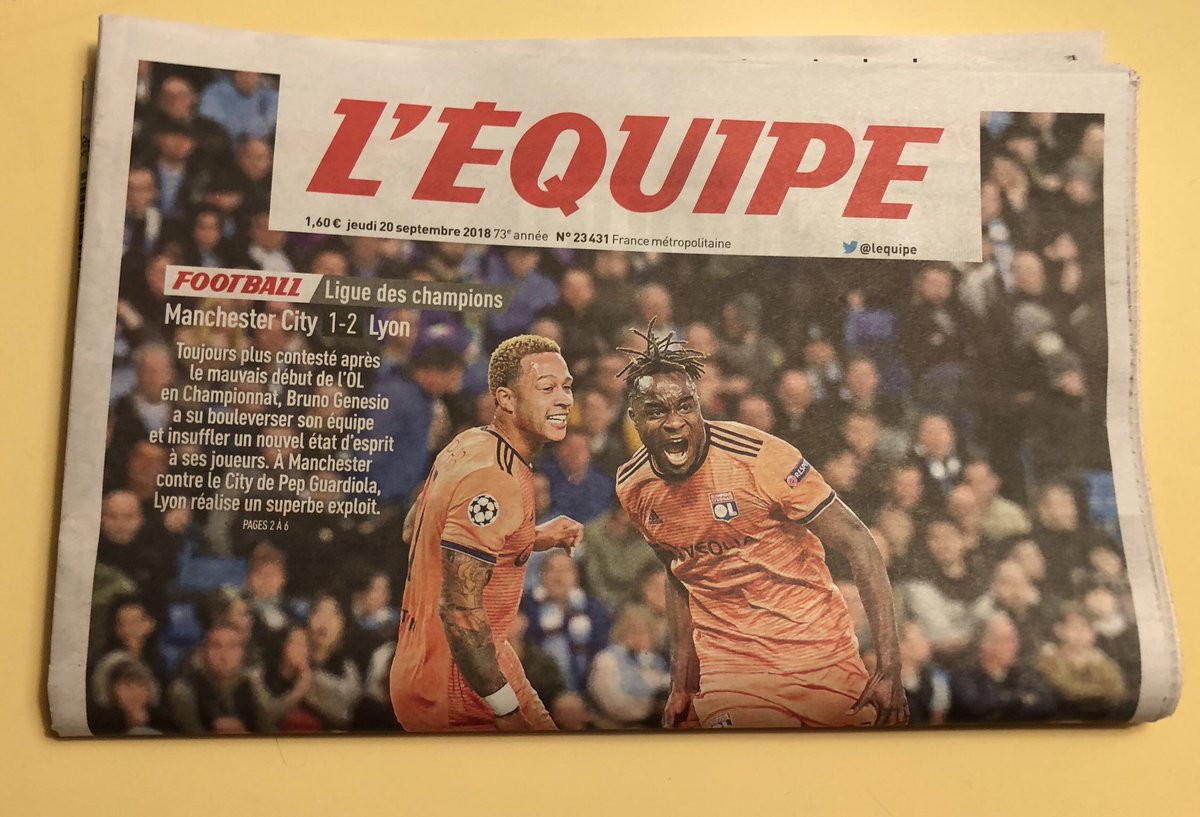 benwodecki's tweet photo. Kept up my tradition of visiting France and picking up a copy of L’Equipe (can’t read it, I just look at the pretty pictures)

I had an amazing time at the 2018 Marques conference. Safe travels and good health to all attendees #MARQUES18 https://t.co/IOCsNdtdsG