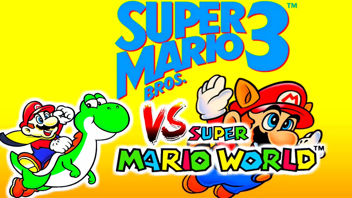 BABYPLAY_GAMES's tweet photo. Super Mario Bros 3 NES VS Super Mario World SNES - Two of the BEST games of all time?

@Videos__Gaming @ES__Gamers @USA_YouTubers #gamer #gaming #mario #SuperMarioBros #funny @IGN @Promo_YT @DNRBOT @Demented_RTs 

Retweet and make me go viral¡¡ → https://t.co/m5DLnPOuGe    😋 https://t.co/D1VzgWqZNI