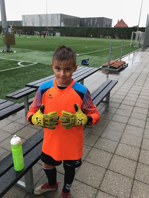J4KHQ's tweet photo. J4K making another appearance in Denmark, with your goalkeeper 'kenneth' sporting his J4K's after a hard-fought game. https://t.co/8Pj0kcjKRY https://t.co/2ymG6clpHM