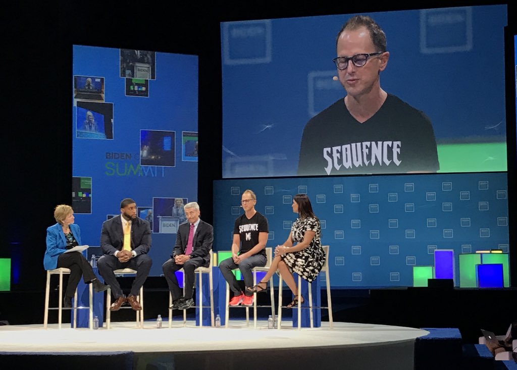 AmandaHaddock's tweet image. .@bryceolson says getting sequenced changed the course of his life #SequenceMe #genomics #BidenCancerSummit