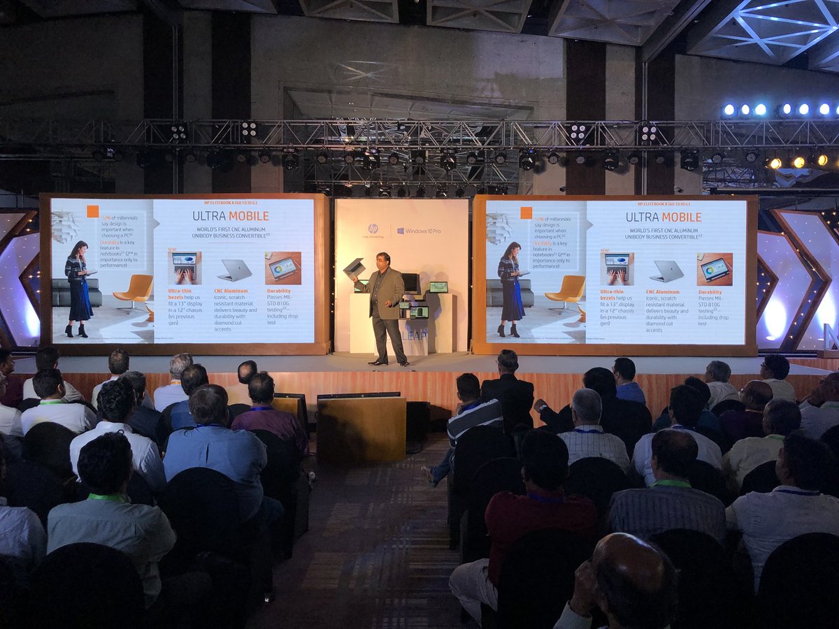 therealNkhanna's tweet image. Battery back up of 18.5 hours. The HP elitebook  x360 1030. #mobility got a new meaning. Take the #nextleap with #HP #keepreinventing. New #productlaunch