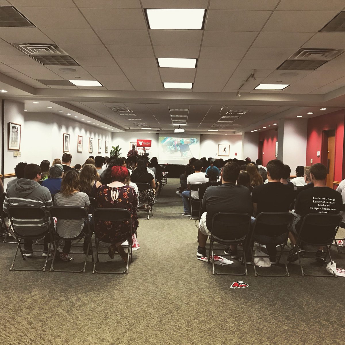 ASAPCBUS's tweet photo. Thanks to @BallState (especially Chris Sherck!) for hosting 120+ @IvyTechCC ASAP students from across the state! #ChirpChirp #WeFly #ivyasap #asapcbus https://t.co/iYvHAYjSF1