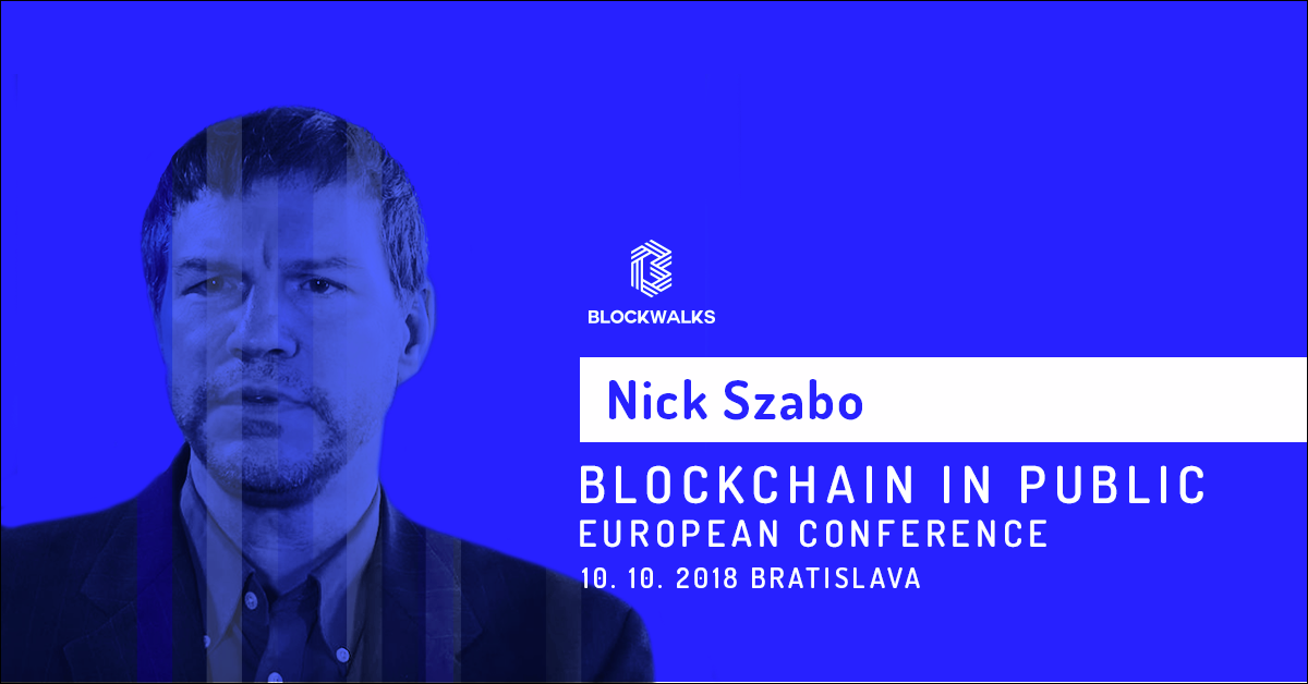 blockwalks's tweet photo. Don’t miss @NickSzabo4 , the blockchain, cryptocurrency, and smart contracts pioneer, at Blockwalks Conference in Bratislava ->>>>> https://t.co/EZ4sP8LRYZ …
#blockchain #conference #blockchaintechnology #nickszabo #BlockChainNews https://t.co/4Sy7YJz8eN