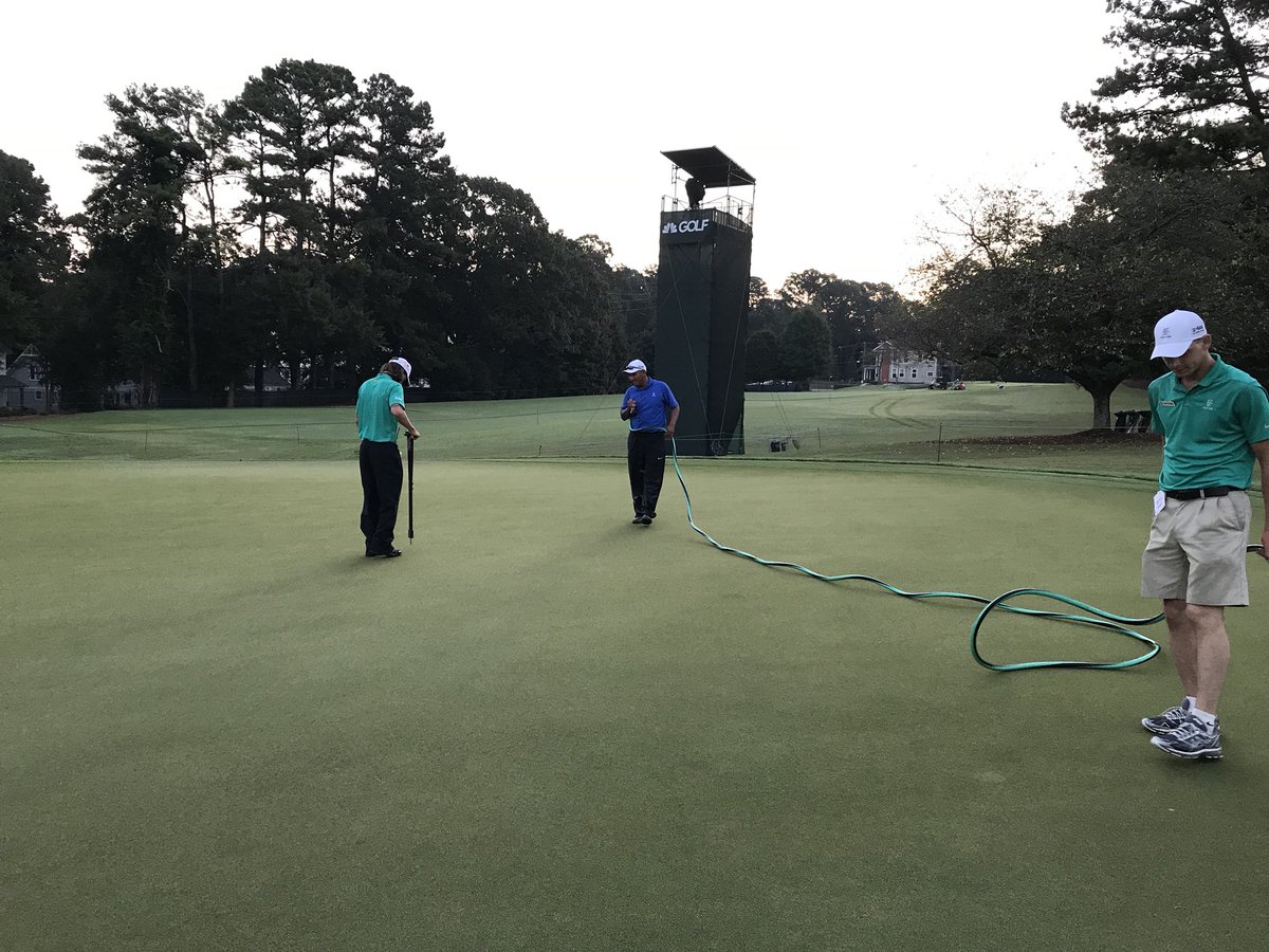 Great to watch Professionals mastering their craft! Outstanding conditions!
<a href="/BASFTurf_us/">BASF Turf US</a> <a href="/eastlakegcagro/">East Lake Agronomy</a>