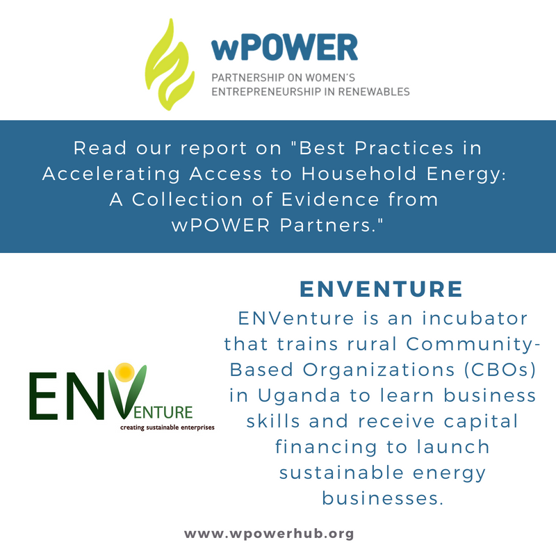Thank you <a href="/_ENVenture/">ENVenture</a> for featuring in our report on “Best Practices in Accelerating Access to Household Energy.” Your compelling case study is on page 32! Download the report here: buff.ly/2D8q5cY #wPOWERBestPractices