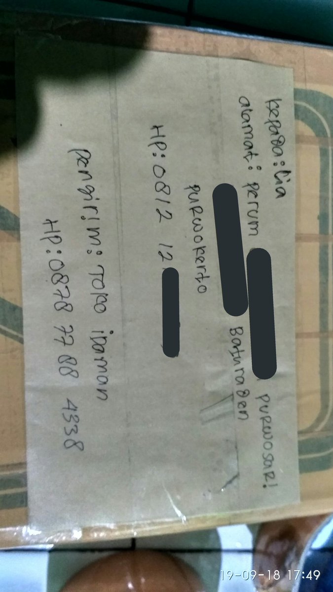 resitokoidaman's tweet photo. Foto Packing Barang TOKO IDAMAN ke kota PURWOKERTO JATENG sebelum pengiriman.
@resitokoidaman Barang dijamin pasti sampai tujuan, aman dan amanah. #penistempel #penistempelelektrik #penistempelgetargoyang https://t.co/clTYE54Rps