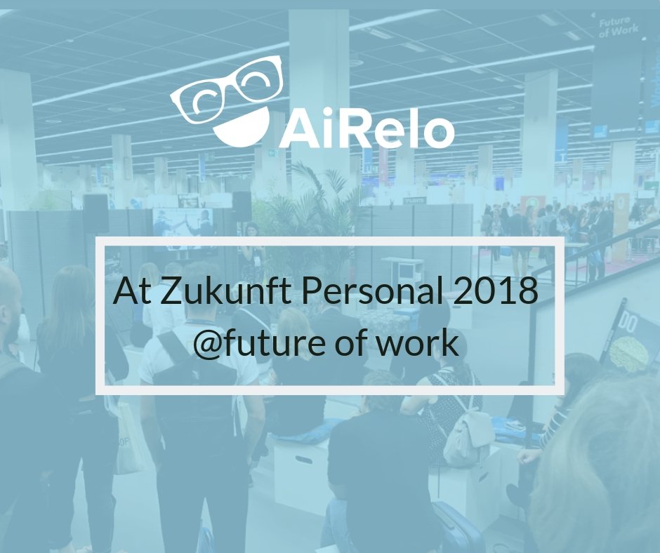 ClubGLOBALS's tweet photo. Zukunft Personal Europe photos &amp; videos 😎
https://t.co/Uzm8fhimcd

THANK YOU for visiting the AiRelo stand and sessions! 😁
#ZPEurope18 #HRINNO18 #futureofwork #recruiting #hire18 https://t.co/BmY84R0iXG