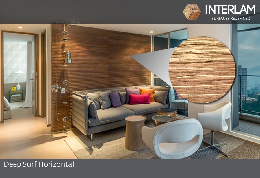 InterlamDesign's tweet photo. Motion will create sensational surfaces that provide a wide variety of panels and components for the Furniture; Kitchen and Bath; Hospitality and Retail Industries. Tap the link in our bio to see all Motion patterns. #surfacesredefined #3dwallpanel #architecture #interiordesign https://t.co/RmFQt5Igwr