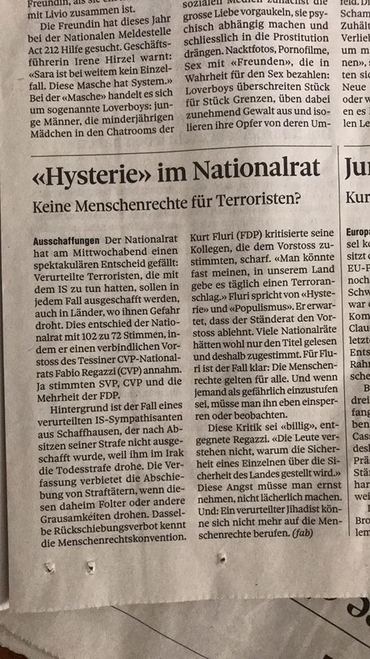 schlegel_stefan's tweet image. "Ein Jihadist kann sich nicht mehr auf die Menschenrechte berufen," - sagt @fregazzi und beweist damit: Solang wir Volksvertreter wie ihn haben, sind wir dringend auf den zusätzlichen Schutz durch die #EMRK angewiesen.