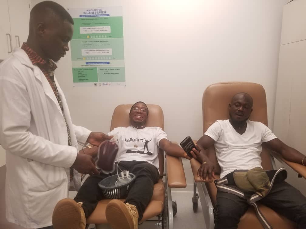 EventsGHplus's tweet photo. A pint of blood down, a lot more from others to go!
You're not late. Join us at the Ridge hospital to #donateblood.
#NVDay18 #EventsGHPlus https://t.co/gtIZVjn38i