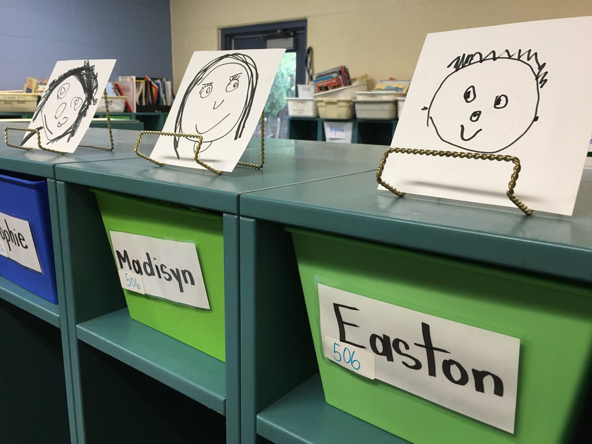 McLennan1977's tweet photo. Black and white self-portraits displayed over cubbies to add #art to every part of our learning space. Building ownership, community and connection. #kinderchat #joyfullearning https://t.co/5Wt7Q00iB8