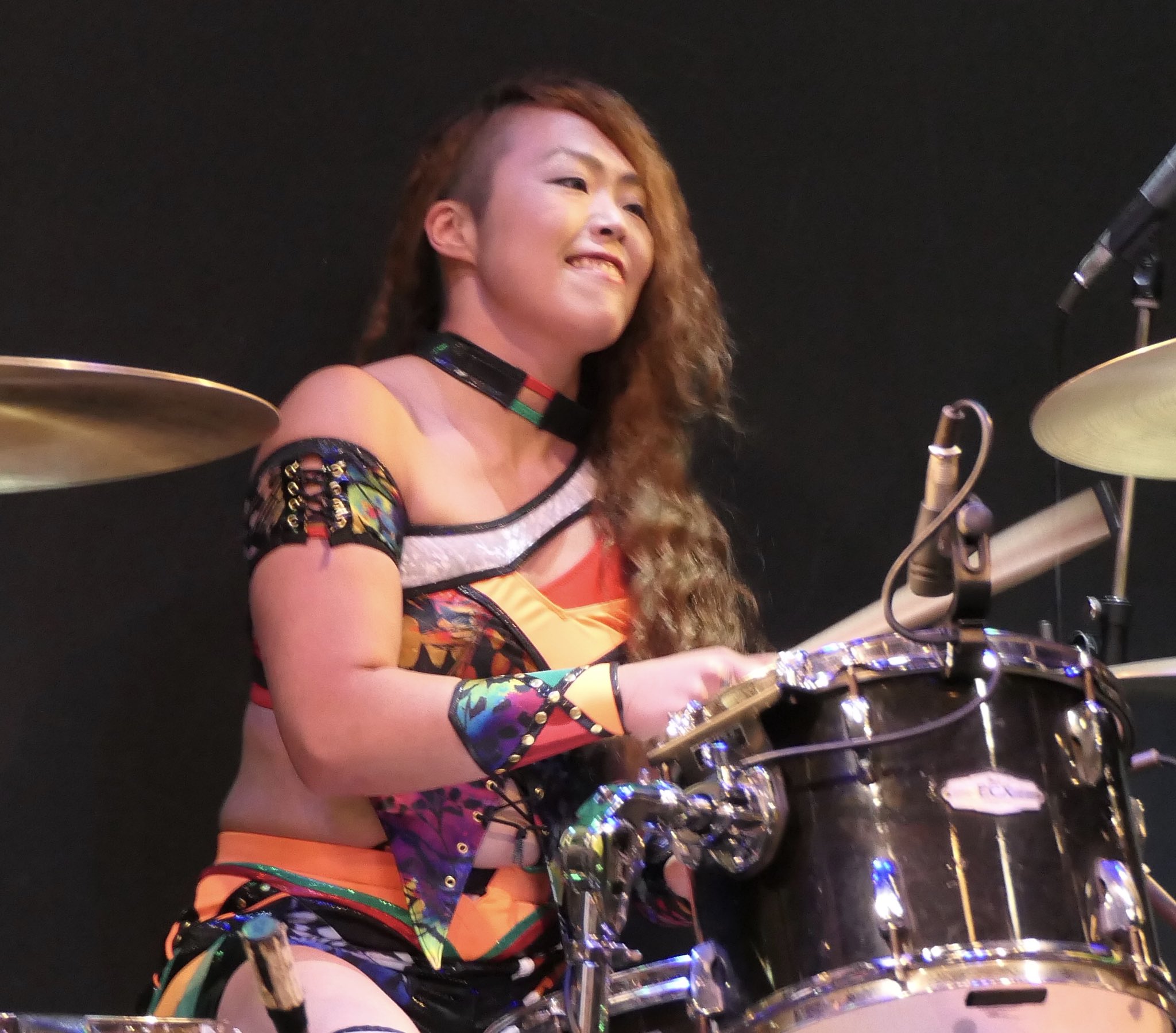 にゃにゃん たいよう祭 2 女子プロバンド ドラム 松本浩代 にゃにゃん たいよう祭 2 女子プロバンド ドラム 松本浩代