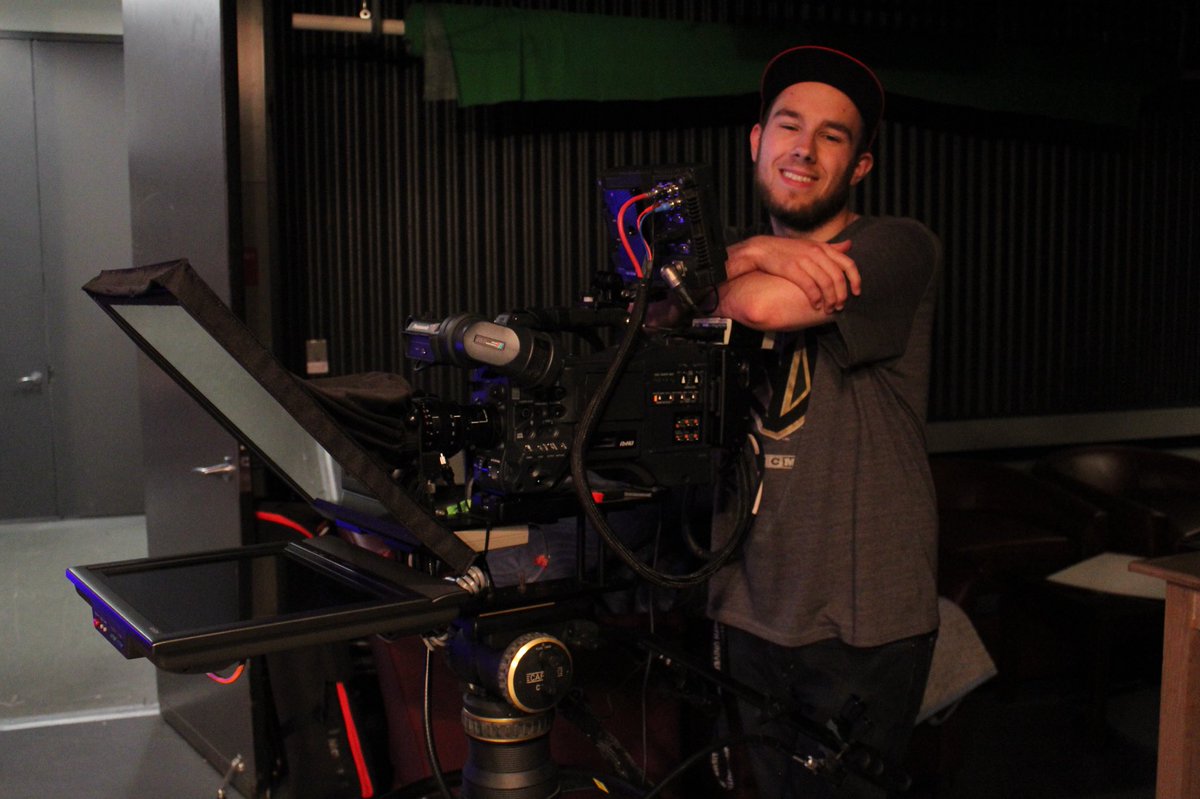 HawkTV12's tweet image. Check out these shots from last night’s episode of The Triple Scoop! 🎥🎼📺