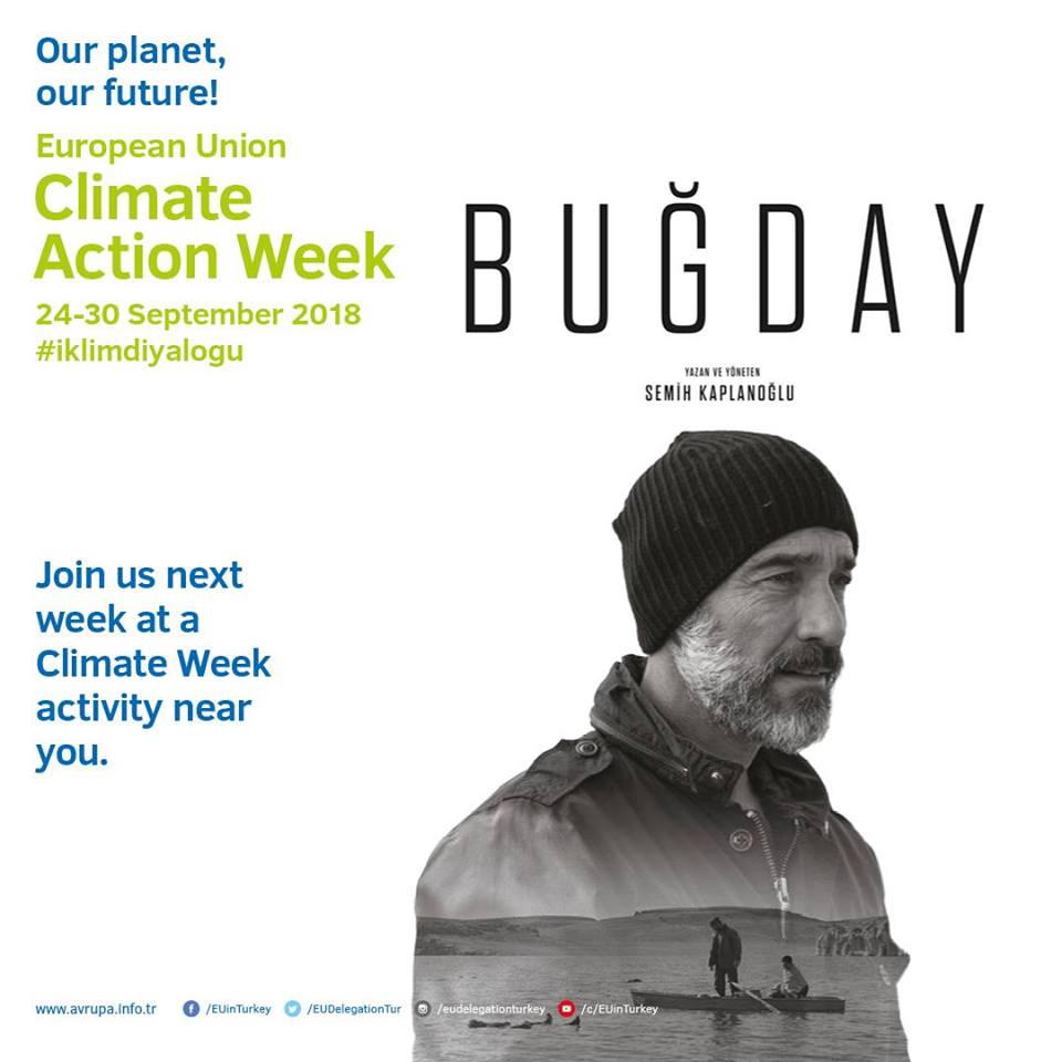 TTSO AB Bilgi Merkezi tarafından Trabzon Sinema Derneği'nin desteğiyle Semih Kaplanoğlu'nun yönetmenliğini yaptığı "Buğday" isimli filmi gösterilecektir. Ruhi Türkyılmaz Sanatevi'nde 26 Eylül Çarşamba günü saat 17.00'de'ki etkinliğimiz ücretsiz olacaktır.#iklimdiyalogu #trabzon