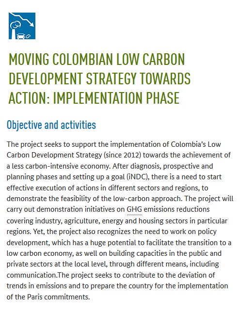 iki_germany's tweet image. New 3 year project implemented by
@FondoAccion together with @MinAmbienteCo that seeks to support the implementation of Colombia’s 🇨🇴#LowCarbon #DevelopmentStrategy towards the achievement of a less carbon-intensive economy. ➡️ international-climate-initiative.com/en/nc/details/…