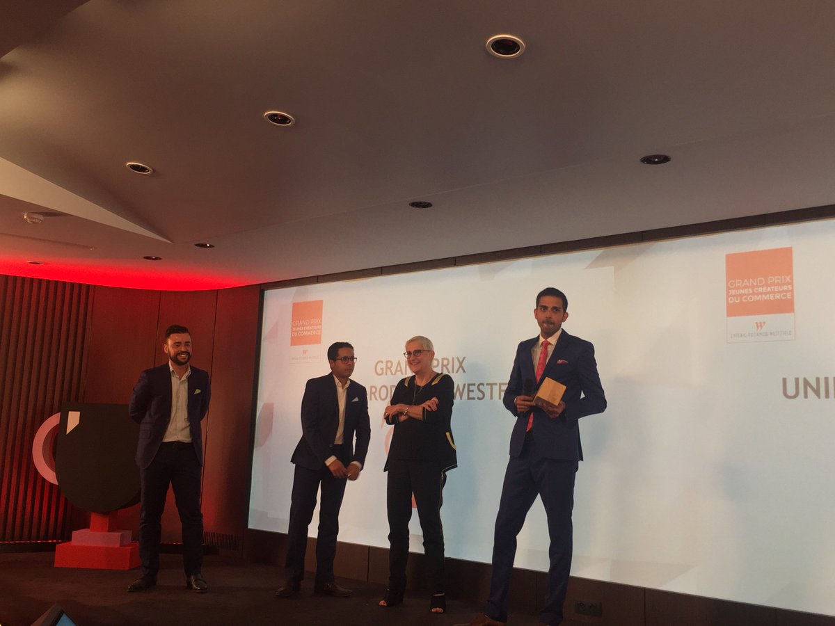 urw_group's tweet photo. The #GPJCC winners have been announced. Congratulations to #Mersea and #FreddysBBQ, winners of the Grand Prize of Young Entrepreneurs in France. We’re looking forward to seeing both your concepts deployed in our shopping centres in France. #retail #shopping #innovation https://t.co/CfNyyT9eox