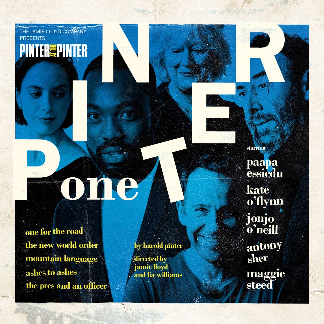 JamieLloydCo's tweet photo. Nearly the weekend means... another chance to catch both Pinter One AND Pinter Two in a day tomorrow at @HPinterTheatre!
Who's with us? πββοΈπββοΈ#FridayFeeling #PinteratthePinter https://t.co/uhkxvJQFqw