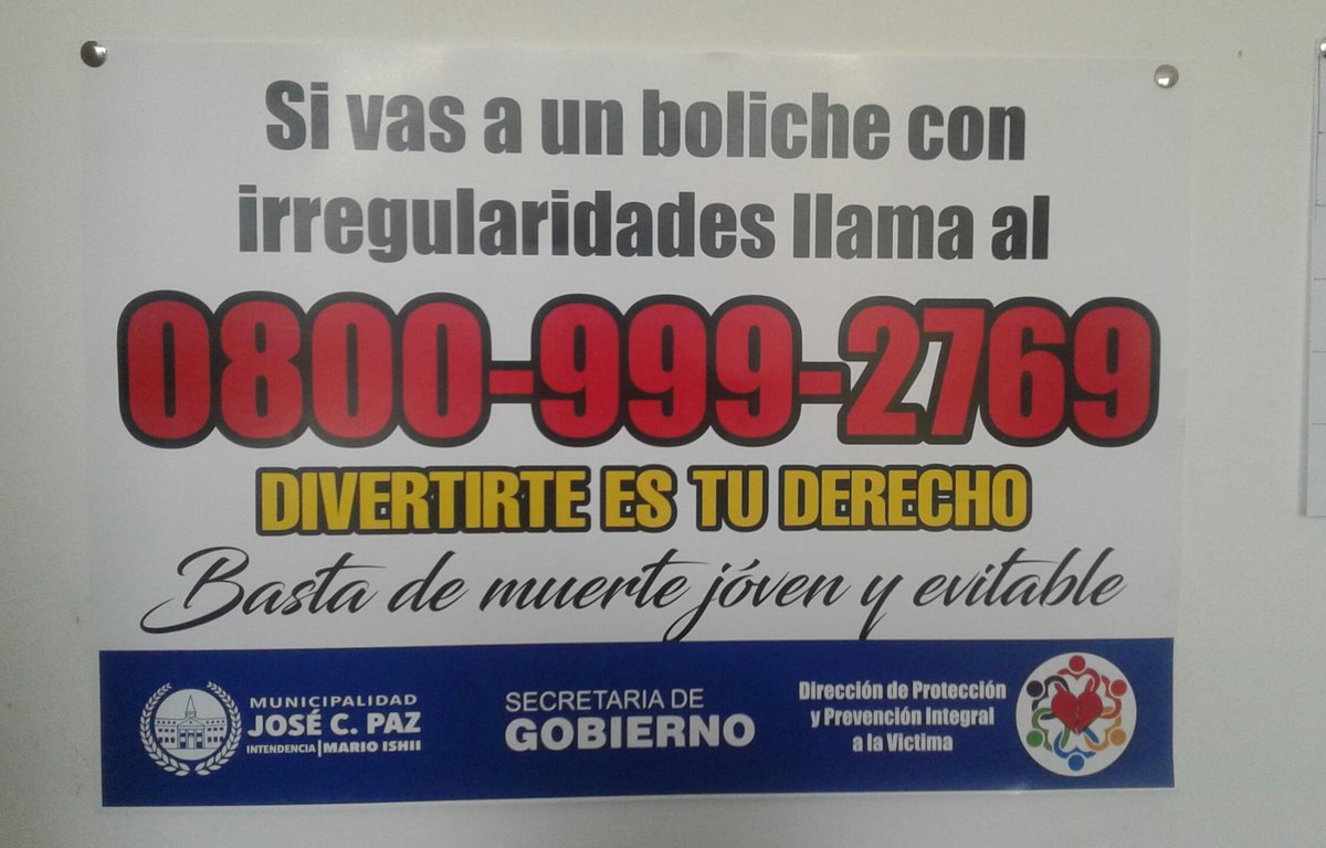 LA DIVERSION  SEGURA ES TU  DERECHO ¡¡LLAMA...SI  VEZ ALGUNA IRREGULARIDAD