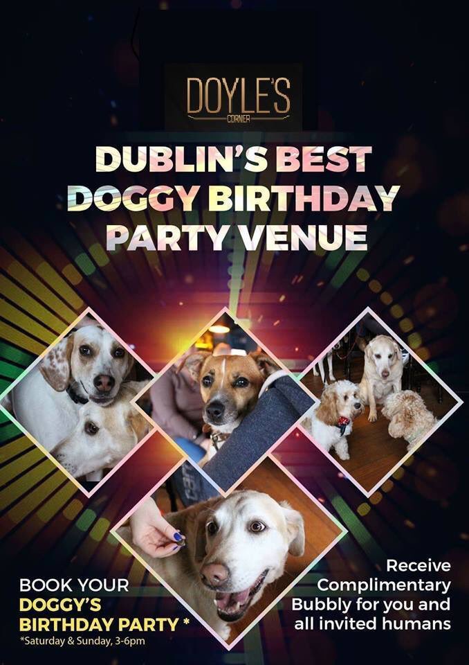 Dog moms & dads out there take note. @DoylesCornerDub are your new destination for pawesome dog parties 🐶🐾👏🏼 They’re running a competition on their FB Page, go check it out: facebook.com/21848110872616…

 #dogpartyvenue #dogfriendlyvenue #dogfriendlydublin #dublin #dogsoftwitter