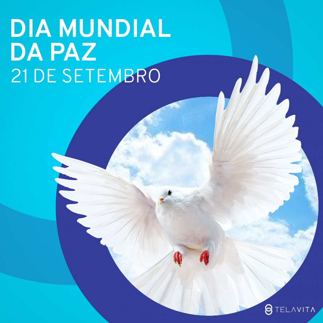 TelaVita's tweet photo. Hoje, no dia mundial da paz, que tal fazer as pazes com aquela pessoa que você tanto gosta? Marca a @ ☮ https://t.co/44ewSdUxG9