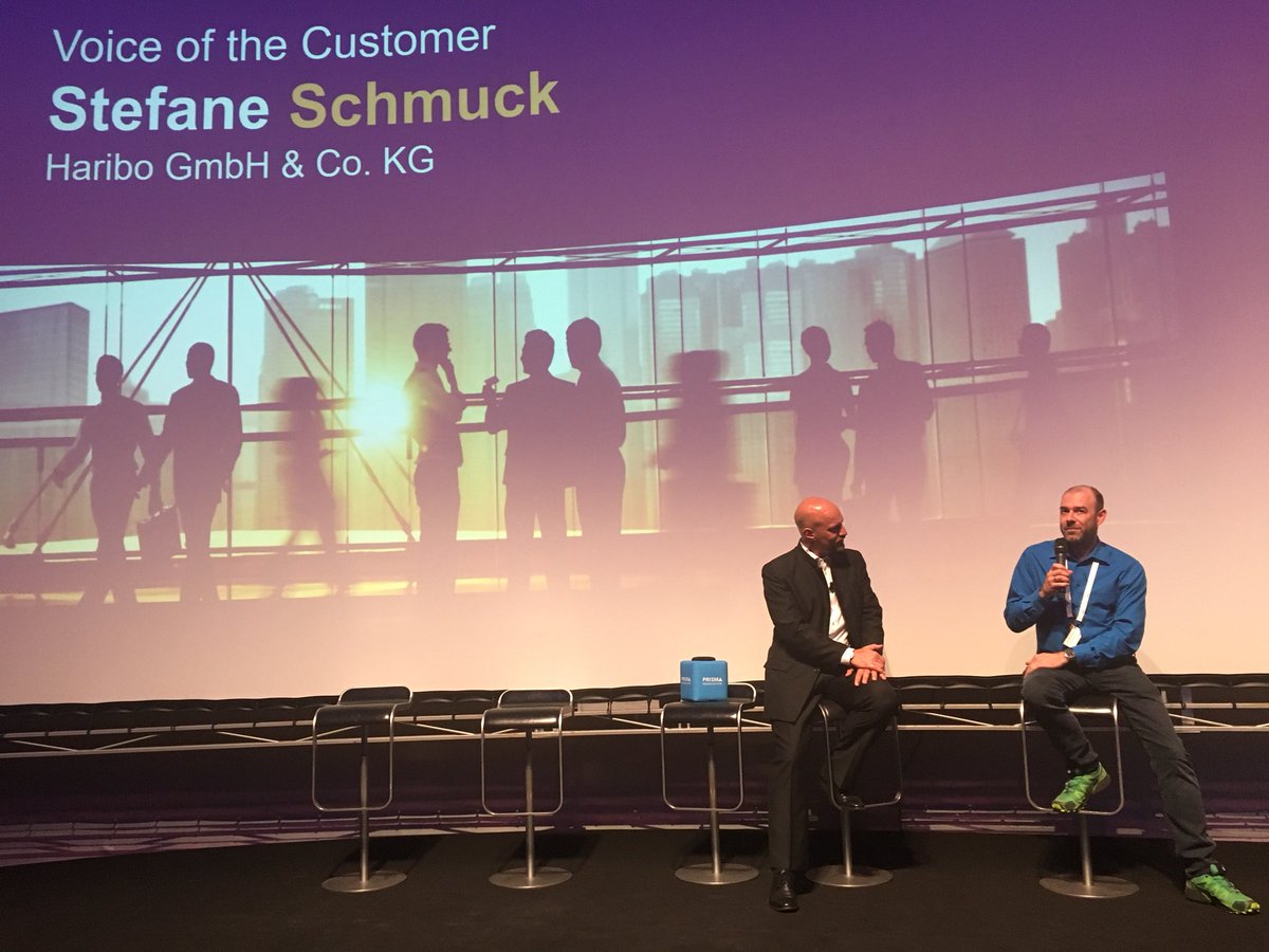 tomcenens's tweet photo. The customer voice on stage at #soled2018 #solman #cloudalm. Small community allows you to speak up and get a point of view of others. https://t.co/ABeL3LCs3T