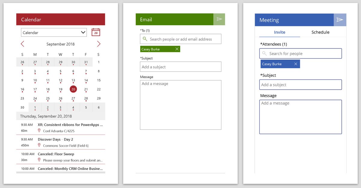 sympmarc's tweet photo. Announcing pre-built Office 365 screens in @PowerApps https://t.co/6MJF0EsgtR -> I’m as interested in these as example code as I am in their actual functionality. https://t.co/Bu39yRlYnn