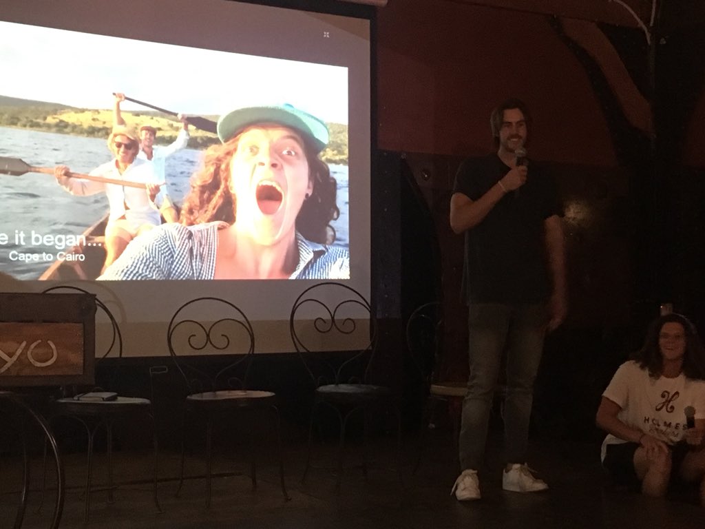 @sitesa18 <a href="/SITEGlobal/">SITE</a> such a cool presentation from Luke and Jordan about their 3 month trip from Sourh Africa to Egypt now a 9 part Discovey Channel series “hitched”