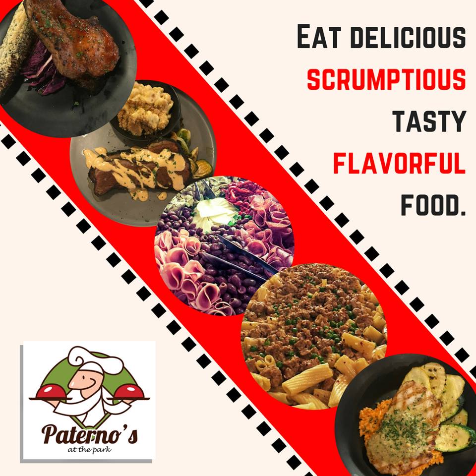 Eat delicious scrumptious tasty flavorful food at #PaternosAtThePark

Menu: 👉 bit.ly/2vzOW5Z

paternos-restaurants-wv.com