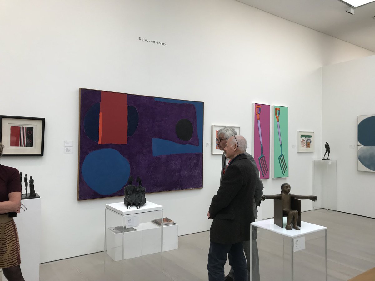 CulturalRachel's tweet photo. Just been to new @BritishArtFair @saatchi_gallery - stylish, approachable, quality art - no boxy booths. I like! https://t.co/3Aye9ZTFbx