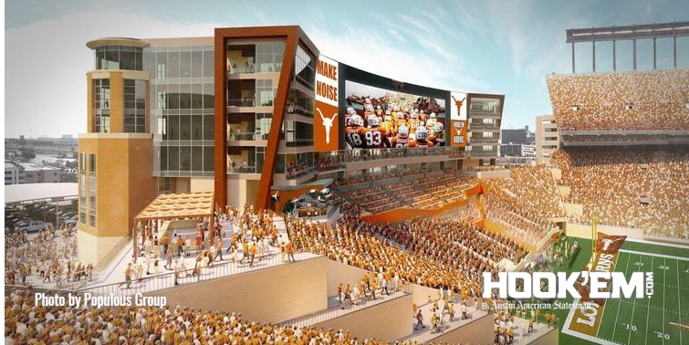 bevobeat's tweet photo. โWhen weโre all done, we will be the standard for people to say, โWow, have you seen the University of Texas,โโ - Kansas City-based Populous will design, construct Texasโ Royal-Memorial Stadium project via @BDavisAAS https://t.co/JhKQVpF7Gi https://t.co/hecsTKXays
