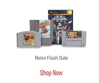 gamestop retro flash sale