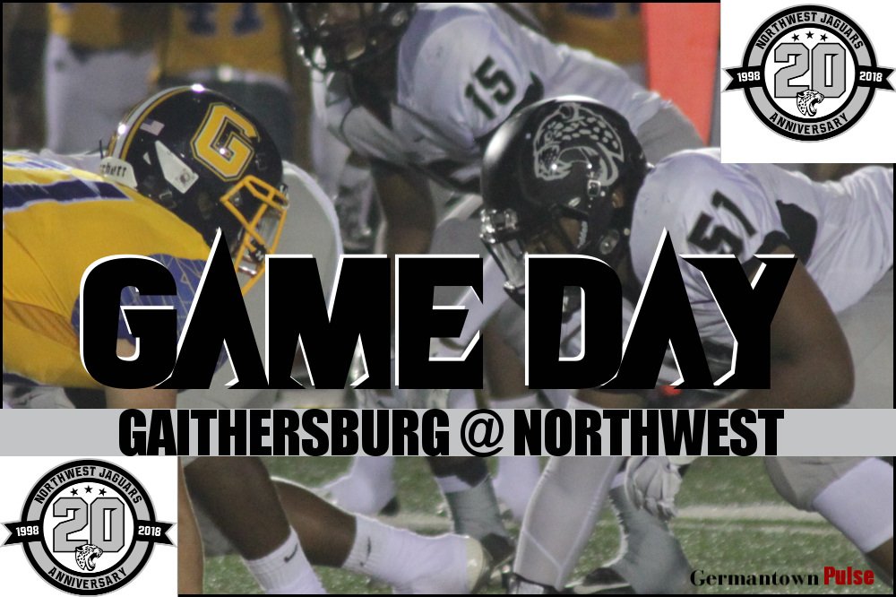 The unbeaten Northwest Jags will host 1-2 Gaithersburg tonight in the Black Hole at Northwest at 7:00 pm. The Jags will also celebrate 20 years of Northwest Football at halftime.