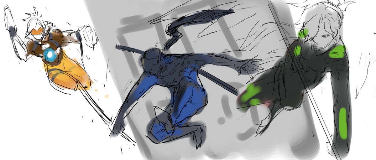 前々から気になってたピクシブのアレをやってみたくてな 下書きが出来たから Saku8 サクハチ のイラスト