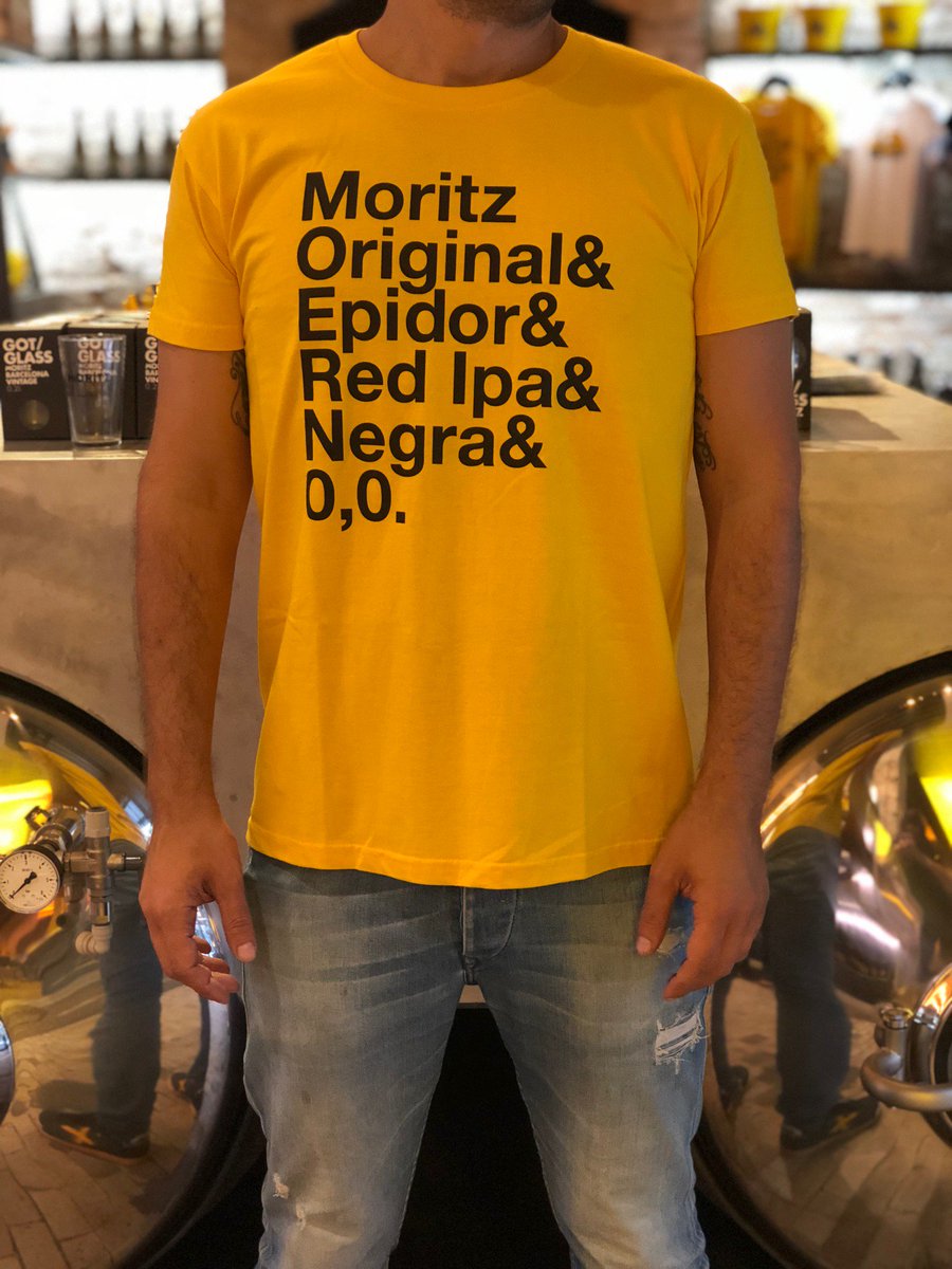 MoritzBarcelona's tweet photo. 🍀SORTEIG🍀 A la Moritz Store tenim samarretes noves! Una d'elles és aquesta 👇 Última oportunitat! La vols? En sortegem dues! 1⃣Segueix-nos i 2⃣Fes RT a aquest tweet i... Voilà! 😉 Bona soort! https://t.co/7oMwA4xbEP