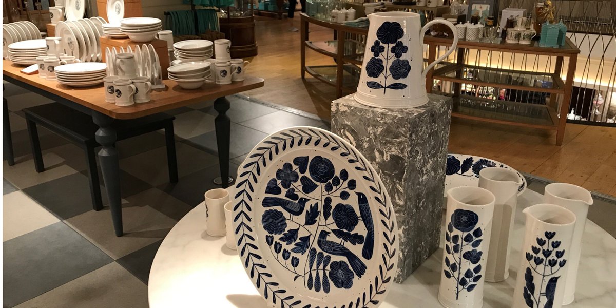 In London this weekend? Visit <a href="/Fortnums/">Fortnum & Mason</a> 1st Floor at Piccadilly to view one of a kind, porcelain hand painted pieces from the collaboration between Julian Sainsbury &amp; Japanese Artist Makoto Kagoshima. <a href="/makoto_kgsm67/">Makoto Kagoshima</a> #collection #makotokagoshima #juliansainsbury #limitededition
