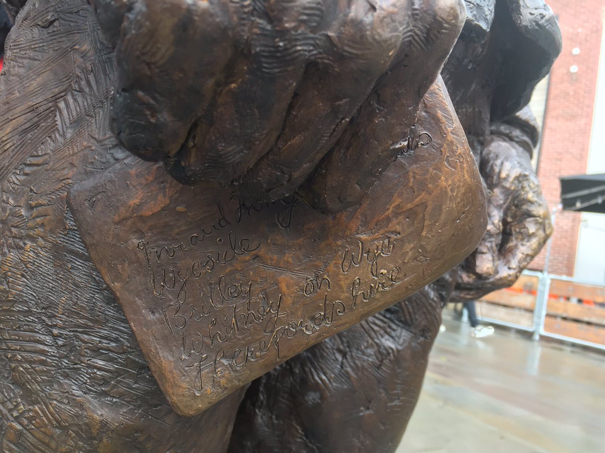 A statue of Allan Leonard Lewis, the only VC winner born in #Herefordshire It was unveiled today after 18 months of fundraising