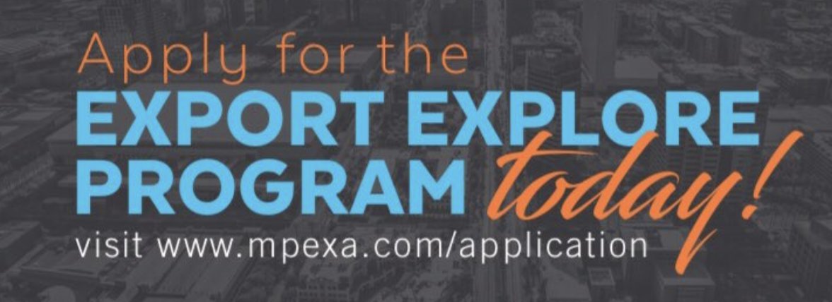 GPEC's tweet photo. DYK? The @MetroPhxExport #ExportExplore program can help companies engage in increased exports and expand their #international reach. Apply for a chance to receive a $4,000 grant award! Application deadline is Sept. 28. Apply today: https://t.co/dzE67QAS5U https://t.co/8R6zBH0gCZ