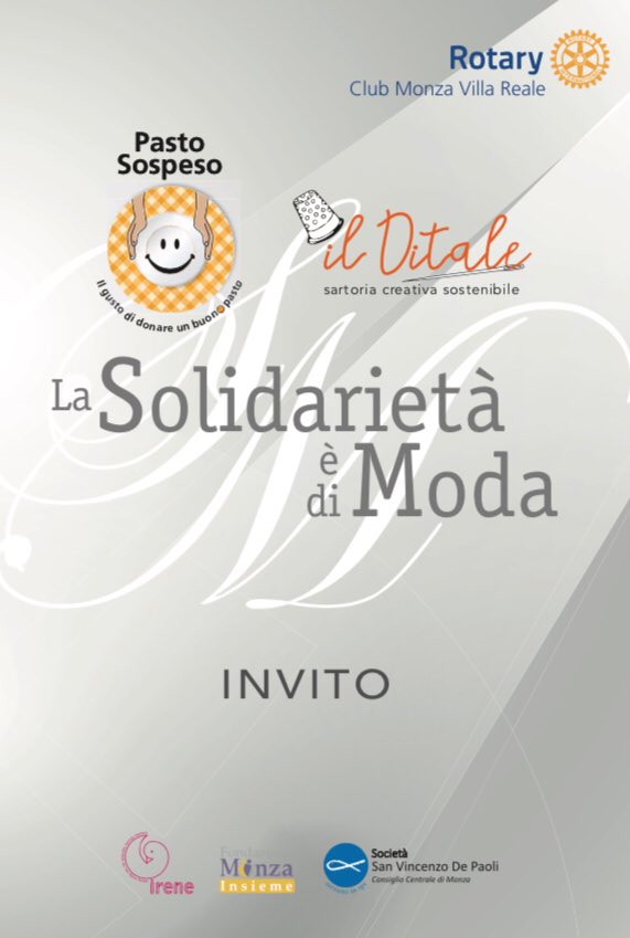 PastoSospesoMB's tweet image. Fare del bene si può ! Il #28settembre una #sfilatasolidale un connubio tra #pastosospeso e  #ditale2.0:non solo pasti, anche un futuro sbocco professionale con percorso di formazione completa per future sarte ! #togetherisbetter #rotary rotarymonzavillareale.it/newsletter/SM_…