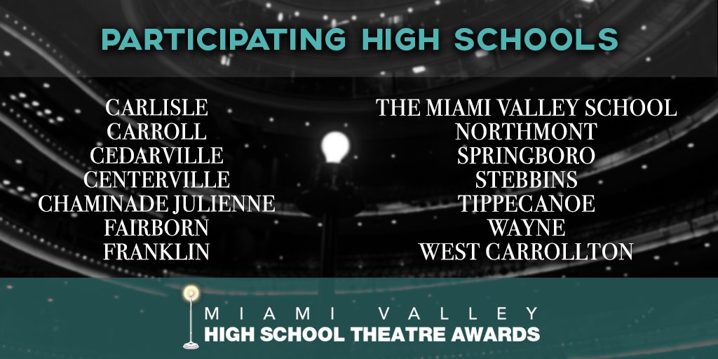Miami Valley High School Theatre Awards tweet media
