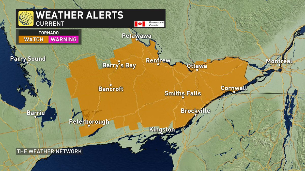 The Weather Network on Twitter "Severe Thunderstorm WARNING for