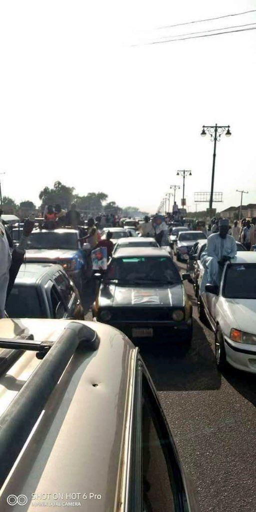 SenAbuKyari's tweet photo. I want to use this opportunity to thank my People for a warm welcome today in Maiduguri, I’m highly delighted and sincerely appreciate everyone present, Insha Allah we shall collectively work together when we assume office come 2019. Insha Allah @OfficialAPCNg https://t.co/nRoZZLg7dq