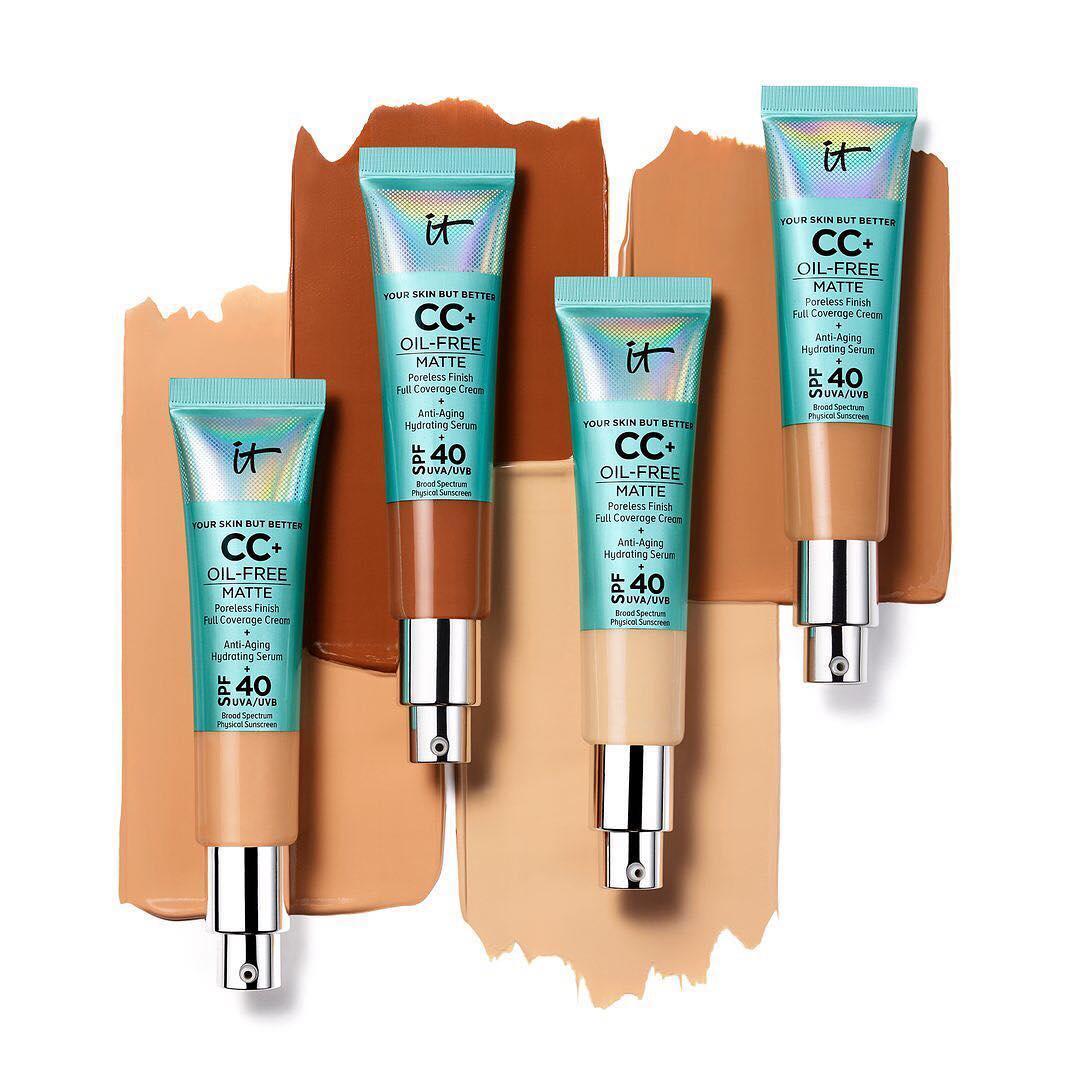 Itcosmetics's tweet photo. Summer might be over, but we know oily skin beauty problems can be all year round. Finally, experience a skin-loving, oil-free matte formula for any season with CC+ Oil Free! #itcosmetics https://t.co/1Rzr6eYaid