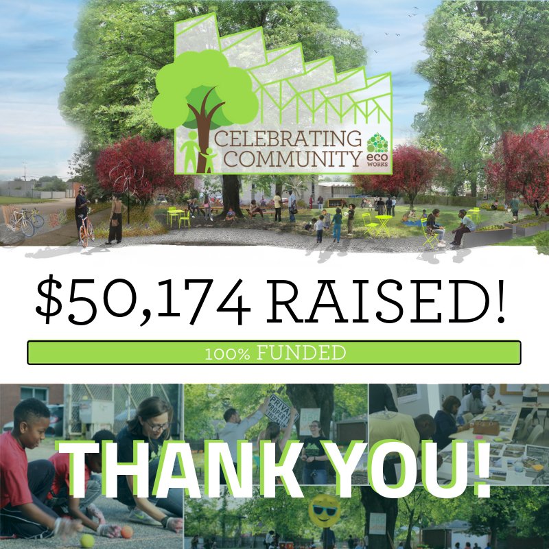 ecoworksdetroit's tweet image. WE DID IT! We were so thrilled to announce that we surpassed our #CelebratingCommunity fundraising goal at this morning's #EcoWorksBreakfast!

THANK YOU to all of our donors (large &amp;amp; small!) and those that came out this morning to help us celebrate. We can't wait to break ground!