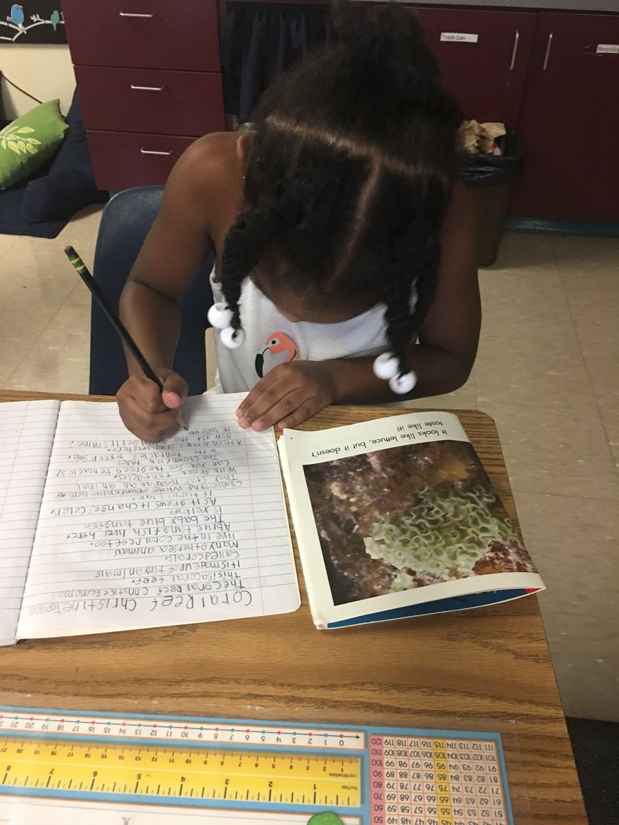 Students enjoying a good book before Friday’s dismissal