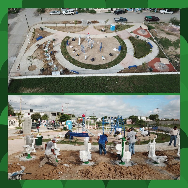 SOPDUMA_NLD's tweet photo. La Secretaría de Obras Públicas, Desarrollo Urbano y Medio Ambiente te presenta el avance de obra al 85% en la "Construcción de Plaza 'Los Colorines'", ubicada en Selene entre Cíclopes y Momo en la colonia Los Colorines.

#SOPDUMA https://t.co/0l7AedWBNa