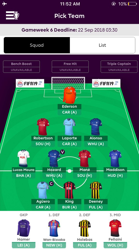 SaveTheEnv's tweet photo. @Rotoworld_PL Who should I sub for who ? https://t.co/9IIusrWW1O