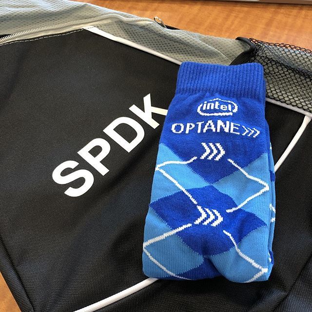 SFoskett's tweet photo. This will definitely make me run faster! #sfd17 #optane #intelstorage https://t.co/HSkIfMhLjA