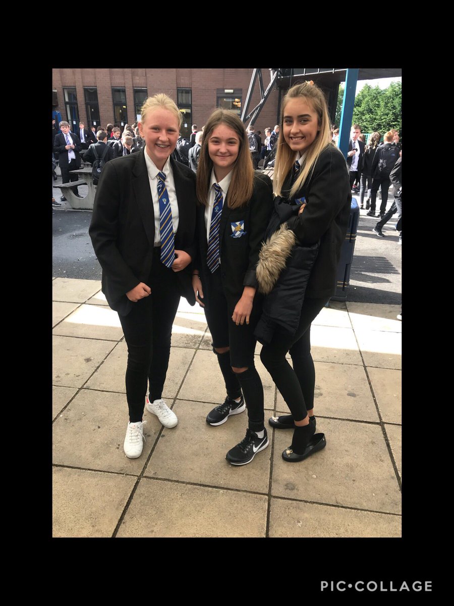 WalesHigh's tweet photo. Just a snap shot of the Staff and students enjoying Jeans for Genes day (oh and chip Friday)!!! Great way to fundraise for a fantastic charity! Well done to all who got involved @pepediiasio 👖👔👖👔 https://t.co/oJOQH6Qgcu
