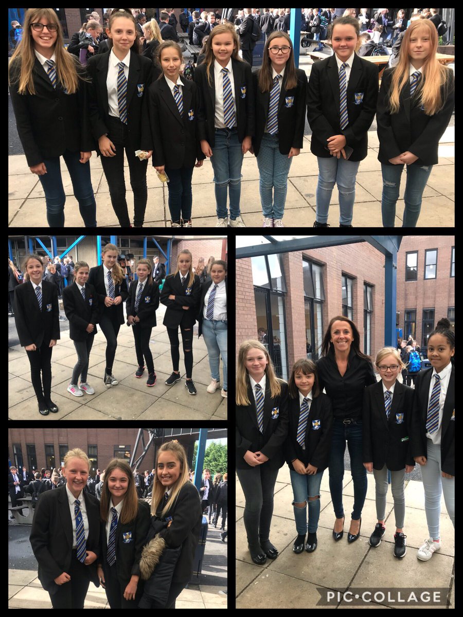 WalesHigh's tweet photo. Just a snap shot of the Staff and students enjoying Jeans for Genes day (oh and chip Friday)!!! Great way to fundraise for a fantastic charity! Well done to all who got involved @pepediiasio 👖👔👖👔 https://t.co/oJOQH6Qgcu